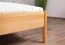 Einzelbett / Gästebett Wellsford 03 Kernbuche massiv geölt - Liegefläche: 90 x 200 cm (B x L)