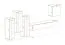 Wohnwand im modernen Design Balestrand 196, Farbe: Eiche Wotan - Abmessungen: 160 x 330 x 40 cm (H x B x T), mit Push-to-open Funktion