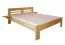Bett 180 x 200 cm Buche massiv Natur Abbildung
