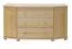 Sideboard, Kommode - Farbe: Natur, Breite: 140 cm Abbildung