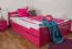 Holzbett Bettgestell Buche 140 x 200 cm Rosa Abbildung