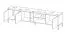 TV-Unterschrank mit genügend Stauraum Zaghouan 09, Farbe: Beige - Abmessungen: 53,5 x 202,9 x 39,5 cm (H x B x T)