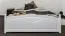 Doppelbett Kiefer massiv Vollholz weiß 81, inkl. Lattenrost - 160 x 200 cm (B x L)
