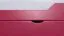 Einzelbett / Stauraumbett "Easy Premium Line" K1/h/s inkl. 2. Liegeplatz und 2 Abdeckblenden, 90 x 200 cm Buche Vollholz massiv Rosa