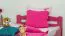 Bett 120 x 200 cm Buche Rosa