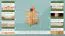 Nachtkommode Kiefer massiv Vollholz natur 009 - Abmessung 55 x 42 x 42 cm (H x B x T)