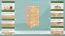 Kommode Kiefer massiv Vollholz natur Junco 150 –  Abmessungen: 78 x 40 x 42 cm (H x B x T)
