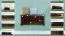 Truhe Kiefer massiv Vollholz Walnussfarben 180 – Abmessung: 51 x 120 x 46 cm (H x B x T)