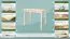 Massivholz Tisch 60x100 cm Kiefer, Farbe: Natur