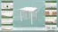 Tisch Kiefer massiv Vollholz weiß Junco 233B (eckig) - 75 x 75 cm (B x T)