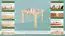 Holztisch Tisch 100x100 cm Kiefer massiv, Farbe: Natur
