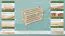 Schuhregal Kiefer Holz massiv, Farbe: Natur 40x58x26 cm