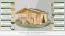 Gartenhaus SA17 - 34 mm Blockbohlenhaus, Grundfläche: 19,90 m², Satteldach