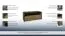 TV-Unterschrank Selun 13, Farbe: Eiche Dunkelbraun / Grau - 53 x 130 x 53 cm (H x B x T)
