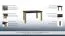 Esstisch ausziehbar Selun 14, Farbe: Eiche Dunkelbraun / Grau - 160 - 203 x 90 cm (B x T)