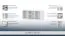 Wandregal 32, Farbe: Weiß - Abmessungen: 37 x 94 x 25 cm (H x B x T)