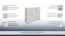 Kommode Camprodon 12, Farbe: Eiche Weiß - 95 x 113 x 37 cm (H x B x T)