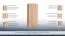 Garderobenschrank, Farbe: Eiche Braun - 200 x 82 x 53 cm (H x B x T)