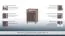 Jugendzimmer - Rollcontainer Tobias 10, Farbe: Braun / Grau - 60 x 40 x 40 cm (H x B x T)