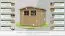 Gartenhaus Sommerruhe 3 - 3,40 x 3,40 Meter aus 28 mm Blockbohlen