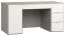 Schreibtisch Bellaco 06, Farbe: Grau / Weiß - Abmessungen: 70 x 140 x 67 cm (H x B x T)