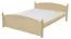 Bettgestell Kiefer 160 x 200 cm Natur Abbildung