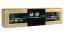 Wandschrank Eiche / Schwarz 48x182x35 cm Abbildung