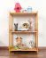 Regal Kiefer massiv Vollholz Erlefarben Junco 57C - 60 x 30 x 86 cm (B x T x H)