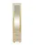 Vollholz-Kleiderschrank, Farbe: Natur 195x40x50 cm Abbildung