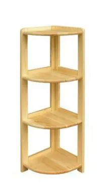 Bücherregal - 40 cm breit, Kiefer Holz-Massiv, Farbe: Natur Abbildung