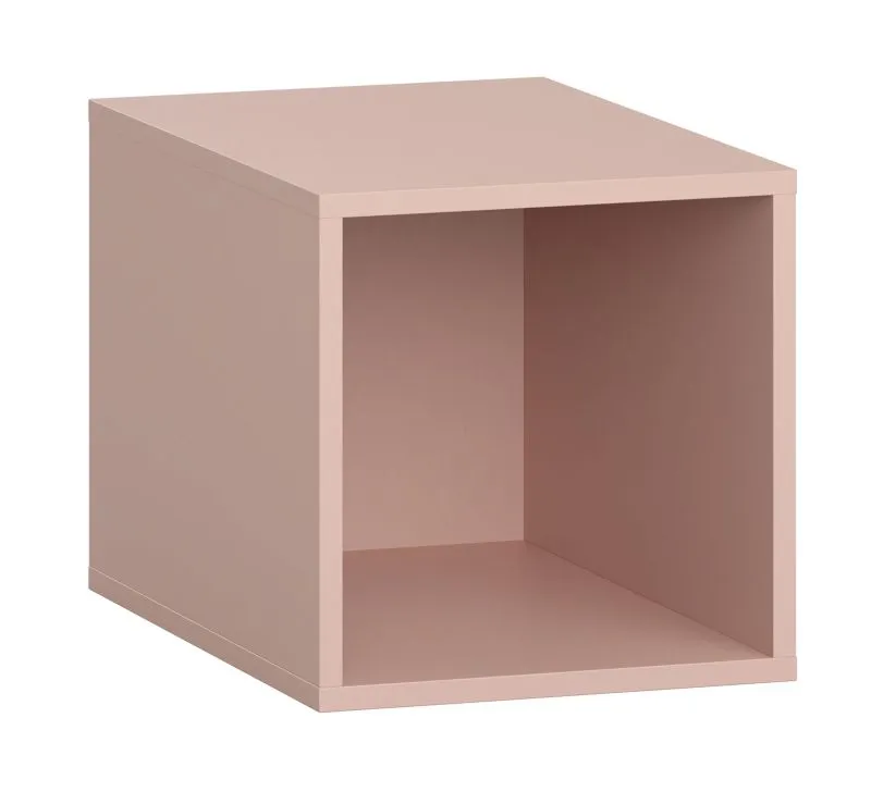 Große Box | Farbe: Puderrosa | Universelles Accessoire | Maße: 31,5 x 40,5 x 31,5 cm | für TV-Unterschränke oder Wandregal