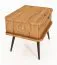 Nachtkommode Rolleston 04 Kernbuche massiv geölt - Abmessungen: 42 x 50 x 41 cm (H x B x T)