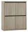 Kommode Popondetta 17, Farbe: Sonoma Eiche - Abmessungen: 114 x 95 x 38 cm (H x B x T)