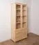 Vitrine Landhaus-Stil, Kiefer Massivholz, Farbe: Natur