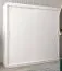200 cm breiter Kleiderschrank mit 10 Fächern und 2 Türen | Farbe: Weiß Abbildung