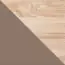 Zweifarbiges Hängeregal Arowana 06, Eiche / Latte Matt, 40 x 119 x 22 cm, besonders langlebig und stabil, ideal für Wohn-, Kinder- und Jugendzimmer