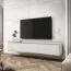 Elegantes TV-Möbel mit drei Kippfächer Horsham 16, Farbe: Weiß - Abmessungen: 30 x 175 x 32 cm (H x B x T)