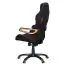 Gamingstuhl / Bürostuhl Apolo 53, Farbe: Schwarz / Grau / Orang, mit ergonomische ausgeformter Polsterung