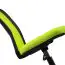Kinderschreibtischstuhl Apolo 75, Farbe: Grün / Schwarz / Chrom, Rückenlehne mit atmungsaktivem Bezug