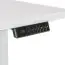 Schreibtischgestell elektrisch höhenverstellbar Apolo 138, Farbe: Silber, mit Display und Memoryfunktion - Abmessungen: 63 - 128 x 70 x 105 cm (H x B x T)