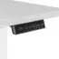 Elektrisch höhenverstellbares Tischgestell Apolo 139, Farbe: Weiß, mit Display und Memoryfunktion - Abmessungen: 63 - 128 x 70 x 105 cm (H x B x T)