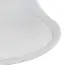Drehstuhl mit Schalensitz Apolo 129, Farbe: Weiß / Chrome, Sitzfläche mit Leder Optik