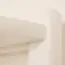 Regal, Küchenregal, Wohnzimmerregal, Bücherregal - 40 cm breit, Kiefer Holz-Massiv, Farbe: Weiß