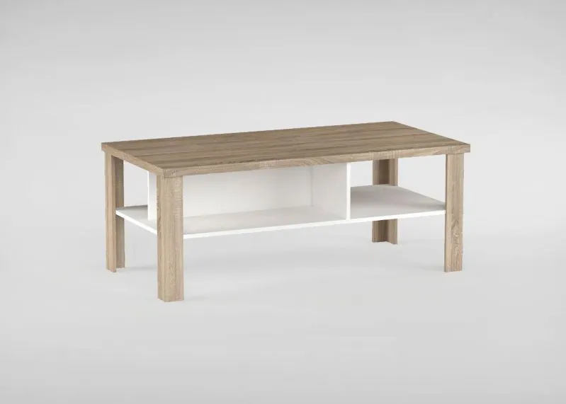 Beistelltisch Couchtisch Farbe: Sonoma Eiche 50x120x60 cm Abbildung