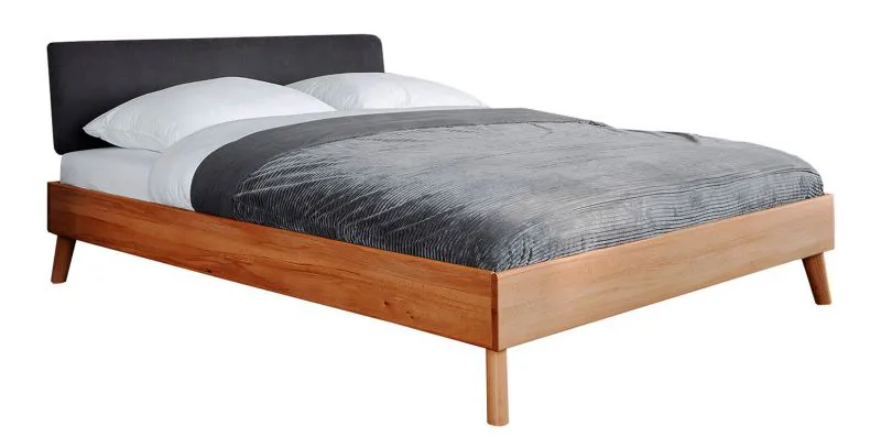Buche-Bett massiv | 200 x 200 cm | Kernbuche | Geölt | Abbildung