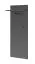 Moderne Garderobe Ringerike 06, Farbe: Anthrazit / Eiche Artisan - Abmessungen: 203 x 180 x 32 cm (H x B x T), mit Sitzkissen