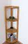 Regal / Eckregal Kiefer massiv Vollholz Erlefarben Junco 61 - Abmessungen: 125 x 40 x 30 cm (H x B x T)
