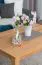 Wohnzimmertisch Kernbuche Massivholz Farbe: Natur 45x120x80 cm