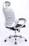Drehstuhl Tamest 57, Farbe: Schwarz / Silber - Abmessungen: 117 - 127 x 66 x 65 cm (H x B x T)