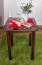 Holztisch Tisch 60x60 cm Kiefer massiv, Farbe: Nuss Abbildung